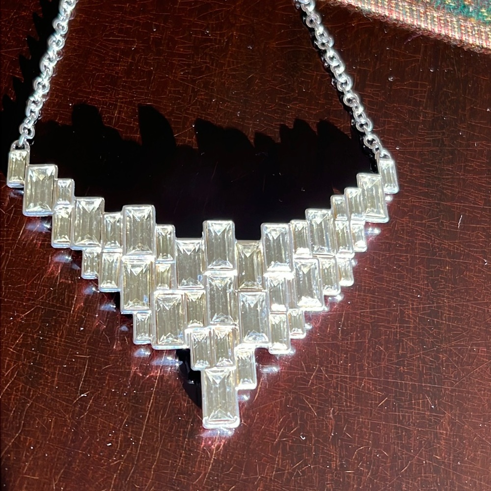 Vintage Avon Baguette Necklace New